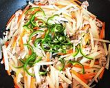 じゃが芋と豚肉の千切り炒め作り方4写真