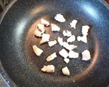 千切り大根の煮物　実山椒とカリカリ塩豚作り方2写真