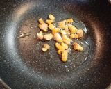 千切り大根の煮物　実山椒とカリカリ塩豚作り方3写真