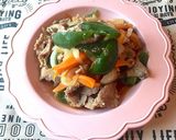 豚肉生姜焼き弁当 詰め方作り方1写真