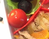 豚肉生姜焼き弁当 詰め方作り方5写真