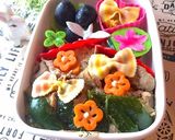 豚肉生姜焼き弁当 詰め方作り方7写真