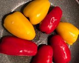 カラフルパプリカの鶏胸肉詰めonチーズ★作り方4写真