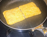 簡単おつまみ☆油揚げの納豆挟み焼き作り方5写真