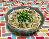 超簡単☆うま塩こく旨ねぎ塩豚バラ肉うどん作り方5写真