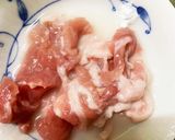 レンジ大根豚こま中華風焼そば味青椒肉絲風作り方1写真