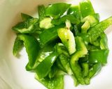 レンジ大根豚こま中華風焼そば味青椒肉絲風作り方5写真