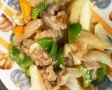 レンジ大根豚こま中華風焼そば味青椒肉絲風作り方14写真