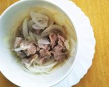 カツ丼風卵とじご飯　激安!簡単♪作り方3写真