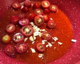 ベビーホタテのトマトオイルかけ作り方1写真