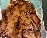 鶏もも肉と餃子の皮で北京ダック作り方3写真
