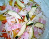 ヘルシー重ね焼き・カレー味（夏野菜）作り方8写真