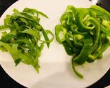 お弁当に！ピーマンと大葉の中華和え＊作り方1写真