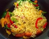 辛ラーメンで作るナポリタン作り方5写真