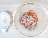 ポン酢で簡単トマトとツナの冷製パスタ作り方3写真