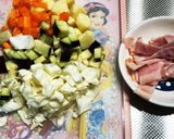 基本のソースで子供喜ぶミネストローネ！作り方1写真