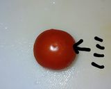 子ども用にミニトマトの種を出さない切り方作り方3写真