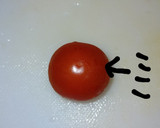子ども用にミニトマトの種を出さない切り方作り方3写真
