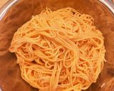 韓国風　そうめんでビビン麺作り方3写真