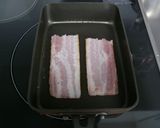 お弁当にベーコンエッグ作り方1写真