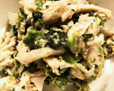 サッパリ旨い！鶏と小松菜のだしマヨ和え♪作り方7写真