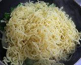 たこと青梗菜のオイスターソース焼きそば作り方5写真