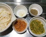 犬ご飯　豆乳あえ麺作り方1写真