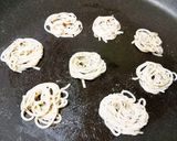 犬ご飯　そうめんせんべい作り方3写真