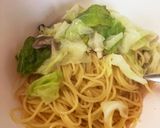 簡単◎キャベツとたらこバター醤油パスタ作り方4写真