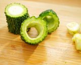 苦味まろやか☆ゴーヤの肉詰め作り方4写真
