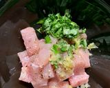 鮪とバジルのサッパリバルサミコ和え作り方3写真