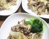 業スー冷凍カレイで、しめじと香草焼き作り方5写真