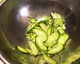 茄子と胡瓜と茗荷の和え物作り方2写真