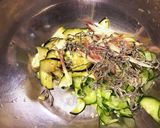 茄子と胡瓜と茗荷の和え物作り方5写真