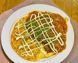 ハヤシソースで洋風お好み焼き作り方8写真