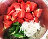 アレンジ☆トマトとオクラのさっぱり素麺作り方4写真