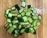 きゅうりとチーズとウインナーサラダ作り方1写真