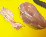 鳥胸肉のやわらか焼き(切り方がポイント)作り方1写真