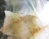 ♪白身魚のホイル蒸しウインナーのせ♪作り方1写真