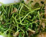 【減塩】豆苗と海苔のにんにくナムル作り方4写真