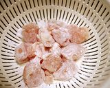 鶏むね肉と塩ダレキャベツのおろしポン酢作り方3写真