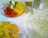 ヘルシー重ね焼き・カレー味（夏野菜）作り方4写真