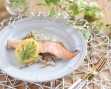レンジで簡単イタリアン♡鮭のレモン蒸し作り方3写真