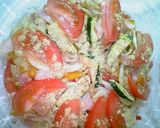 ヘルシー重ね焼き・カレー味（夏野菜）作り方10写真