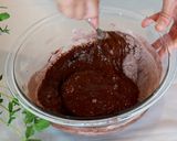 こおろぎ&1本ごぼうの米粉チョコケーキ作り方8写真