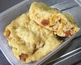 ホットケーキでお好み焼き風、蒸しパン風作り方10写真