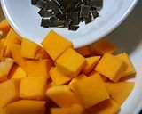バターナッツかぼちゃの炊き込みご飯作り方1写真
