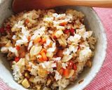 1人分レシピ：根菜チャーハン　鰹節醤油味作り方5写真