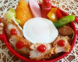 カレーピラフでトルコライス風お弁当作り方7写真