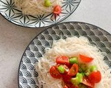夏野菜でぶっかけそうめん作り方10写真